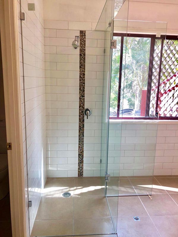 Subway tiled bathroom